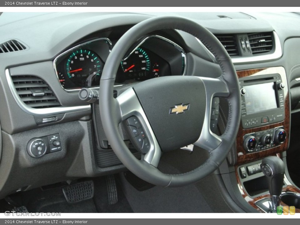 Ebony Interior Steering Wheel for the 2014 Chevrolet Traverse LTZ #85099133