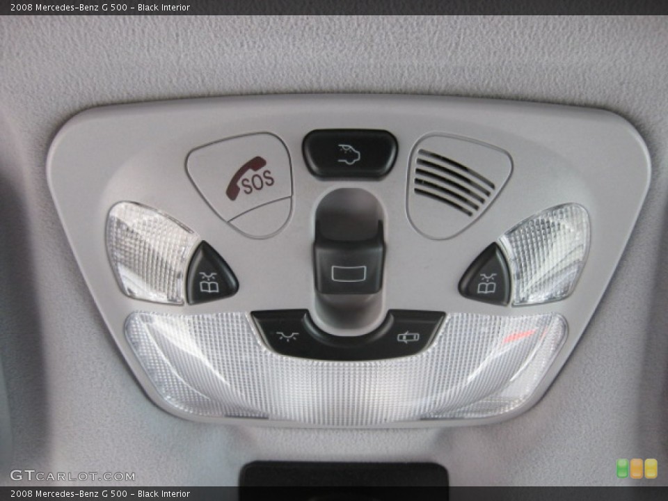 Black Interior Controls for the 2008 Mercedes-Benz G 500 #85099274