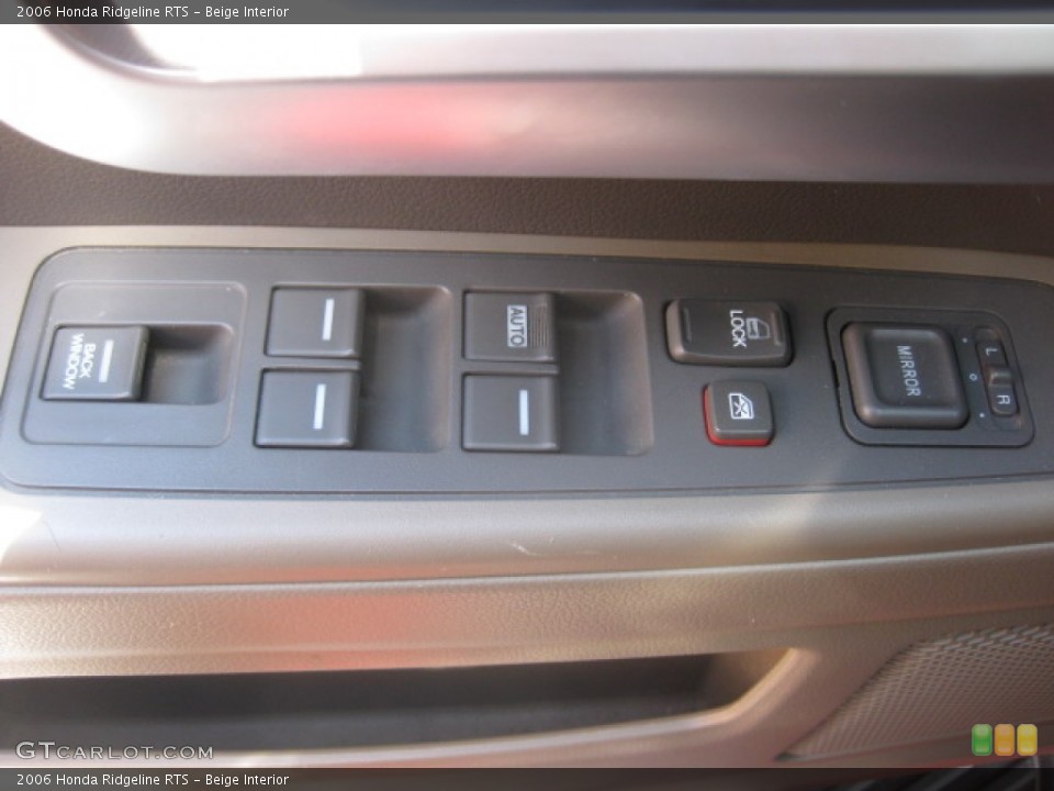 Beige Interior Controls for the 2006 Honda Ridgeline RTS #85099634