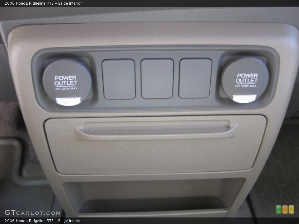Beige Interior Controls for the 2006 Honda Ridgeline RTS #85099706