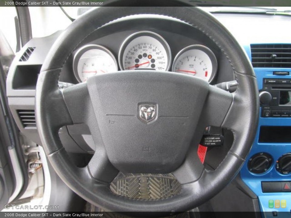 Dark Slate Gray/Blue Interior Steering Wheel for the 2008 Dodge Caliber SXT #85100420
