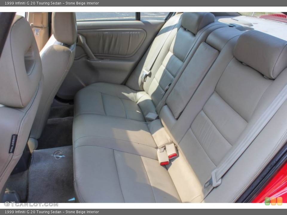 Stone Beige Interior Rear Seat for the 1999 Infiniti G 20 Touring Sedan #85100867