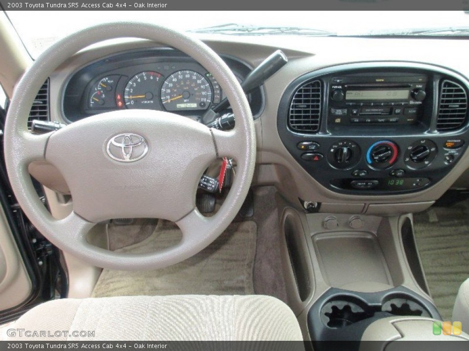 Oak Interior Dashboard for the 2003 Toyota Tundra SR5 Access Cab 4x4 #85101911