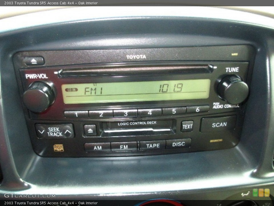 Oak Interior Audio System for the 2003 Toyota Tundra SR5 Access Cab 4x4 #85101932