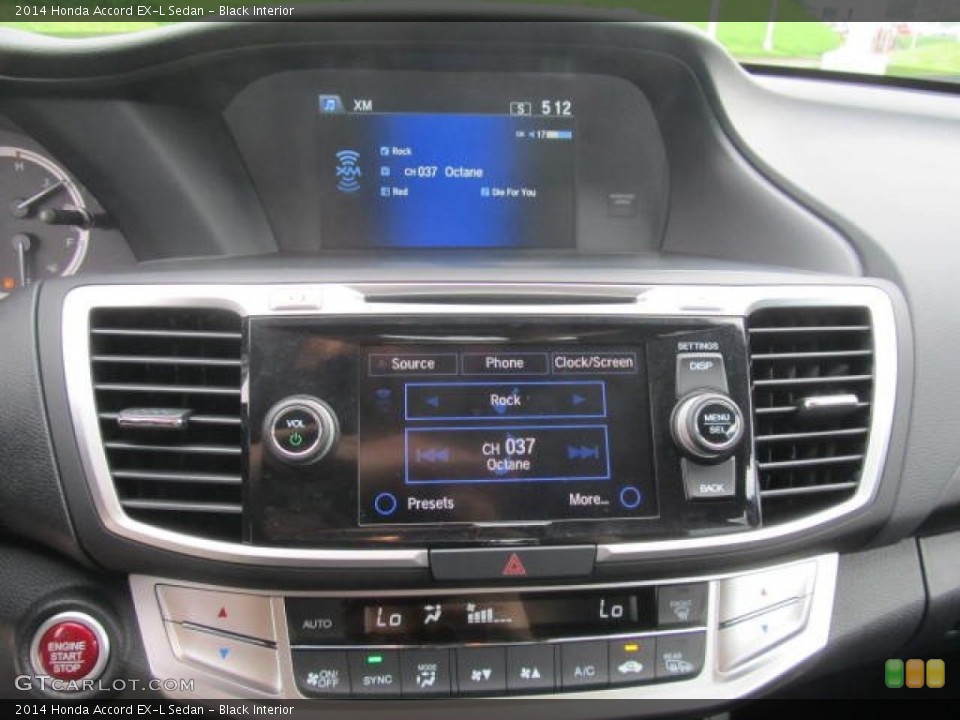 Black Interior Controls for the 2014 Honda Accord EX-L Sedan #85102181