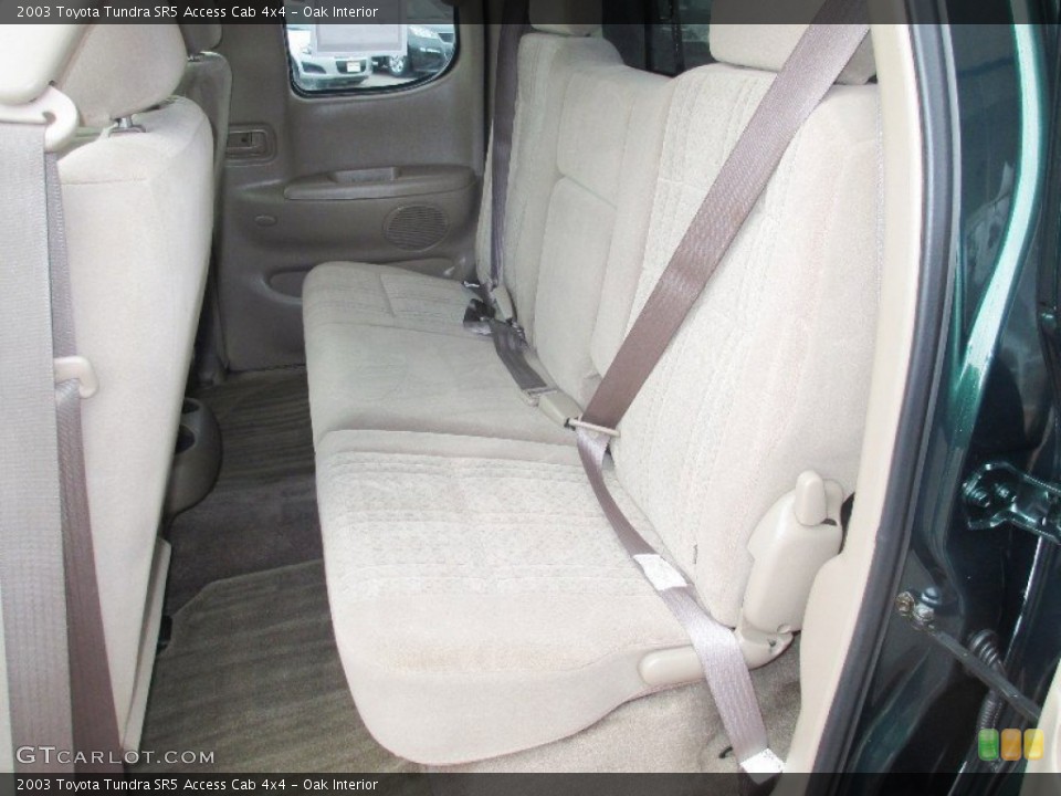 Oak Interior Rear Seat for the 2003 Toyota Tundra SR5 Access Cab 4x4 #85102232