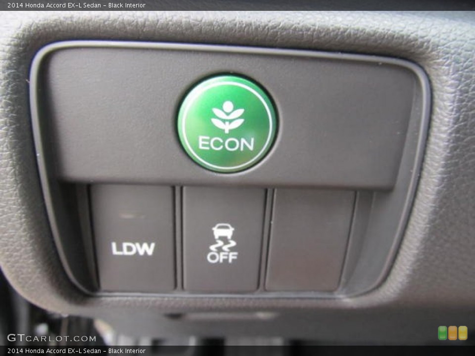 Black Interior Controls for the 2014 Honda Accord EX-L Sedan #85102247