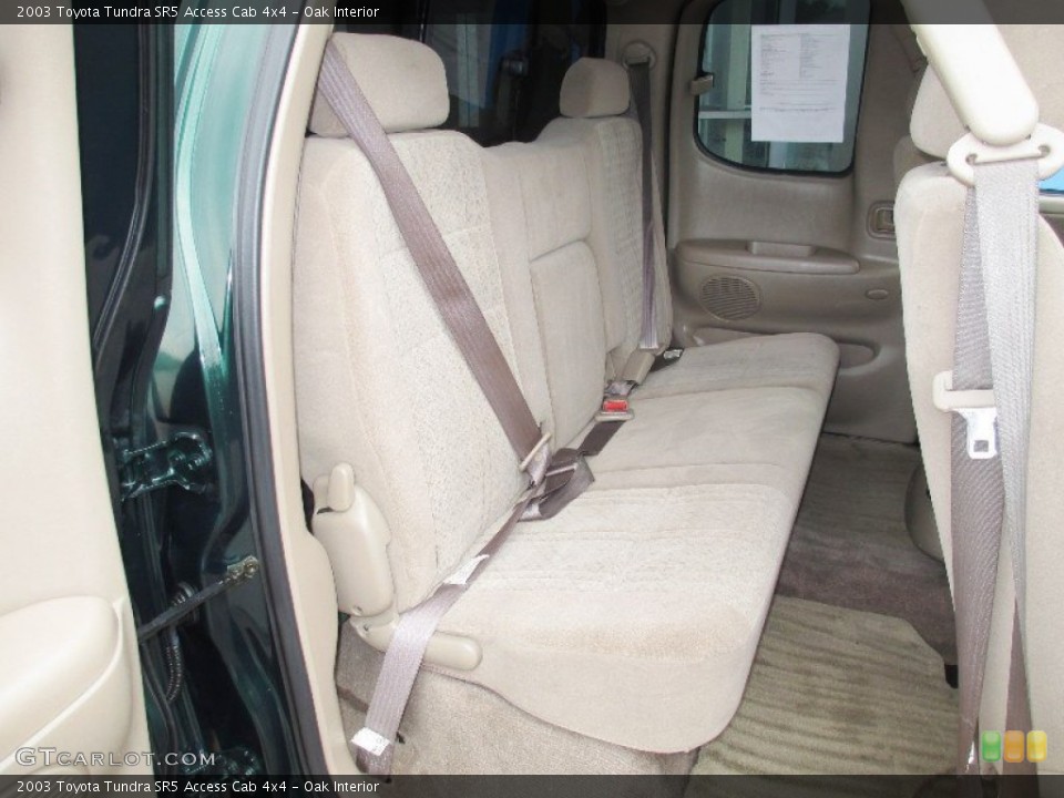 Oak Interior Rear Seat for the 2003 Toyota Tundra SR5 Access Cab 4x4 #85102283