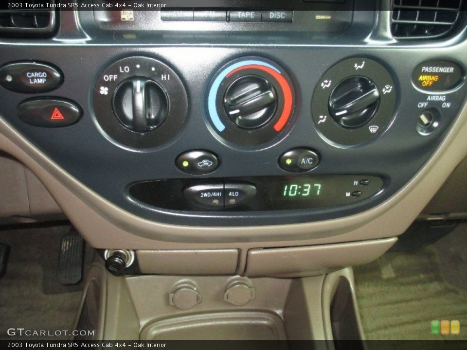 Oak Interior Controls for the 2003 Toyota Tundra SR5 Access Cab 4x4 #85102338