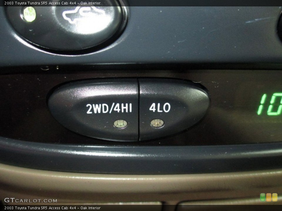 Oak Interior Controls for the 2003 Toyota Tundra SR5 Access Cab 4x4 #85102361