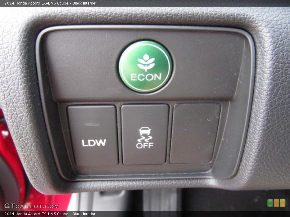 Black Interior Controls for the 2014 Honda Accord EX-L V6 Coupe #85102688
