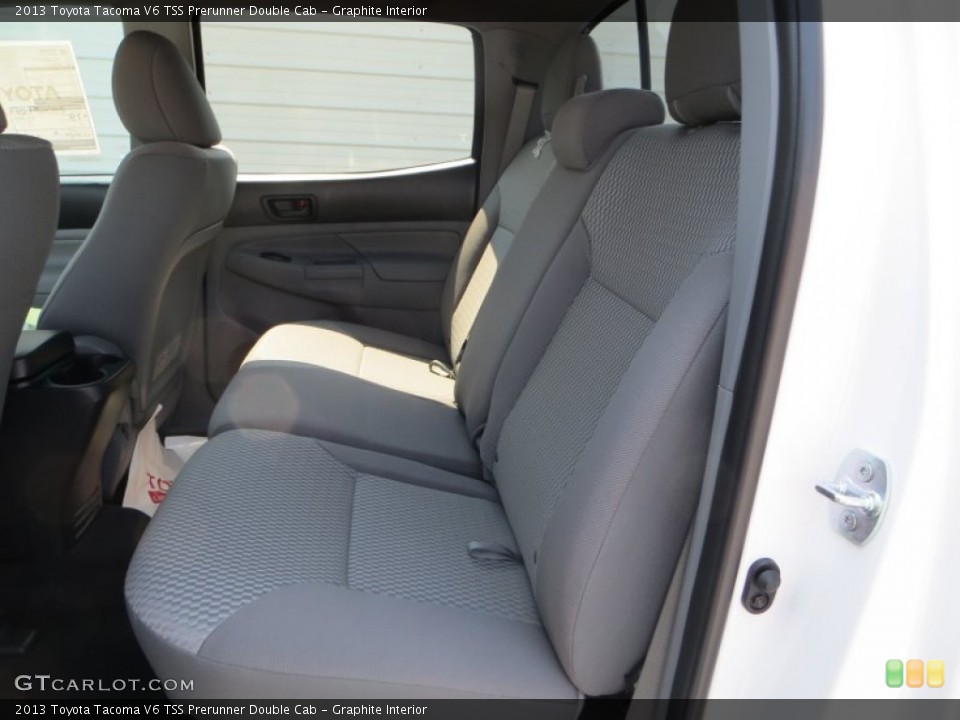 Graphite Interior Rear Seat for the 2013 Toyota Tacoma V6 TSS Prerunner Double Cab #85102742