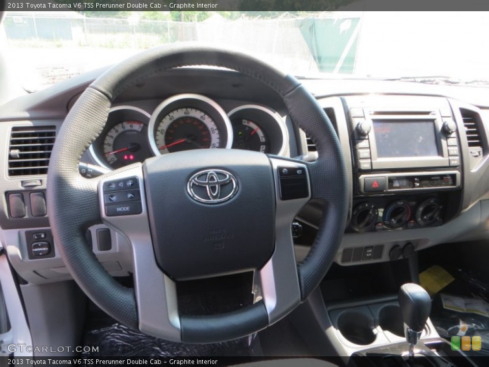 Graphite Interior Steering Wheel for the 2013 Toyota Tacoma V6 TSS Prerunner Double Cab #85102838