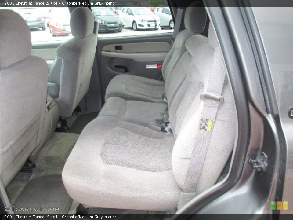 Graphite/Medium Gray Interior Rear Seat for the 2001 Chevrolet Tahoe LS 4x4 #85102883