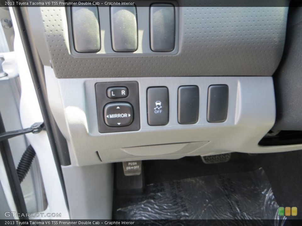 Graphite Interior Controls for the 2013 Toyota Tacoma V6 TSS Prerunner Double Cab #85102973