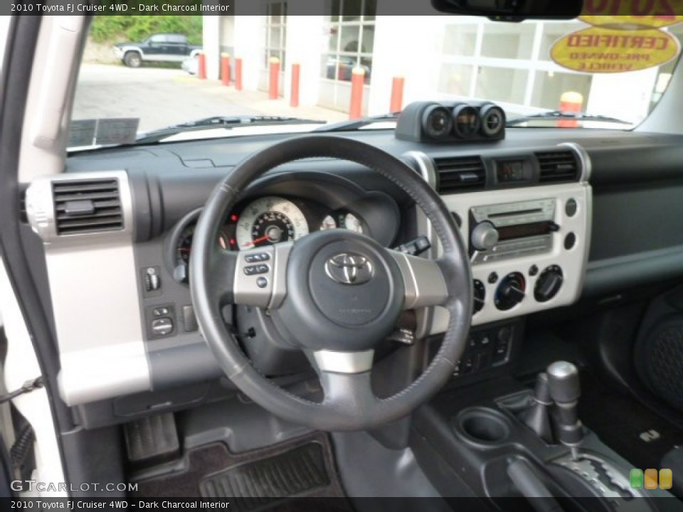 Dark Charcoal Interior Dashboard for the 2010 Toyota FJ Cruiser 4WD #85103411