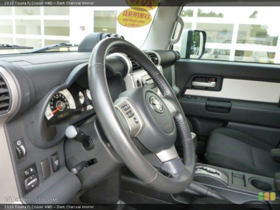 Dark Charcoal Interior Steering Wheel for the 2010 Toyota FJ Cruiser 4WD #85103477