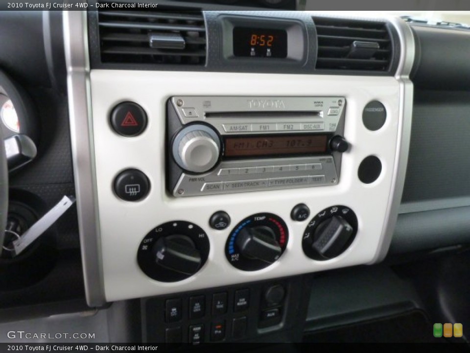 Dark Charcoal Interior Controls for the 2010 Toyota FJ Cruiser 4WD #85103531