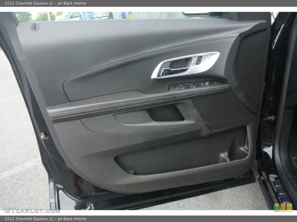 Jet Black Interior Door Panel for the 2013 Chevrolet Equinox LS #85107583