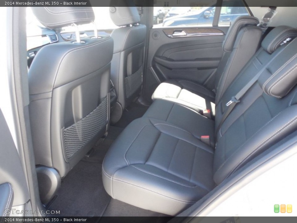 Black Interior Rear Seat for the 2014 Mercedes-Benz ML 350 #85107668