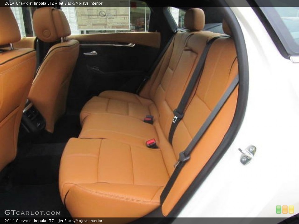 Jet Black/Mojave Interior Rear Seat for the 2014 Chevrolet Impala LTZ #85108682