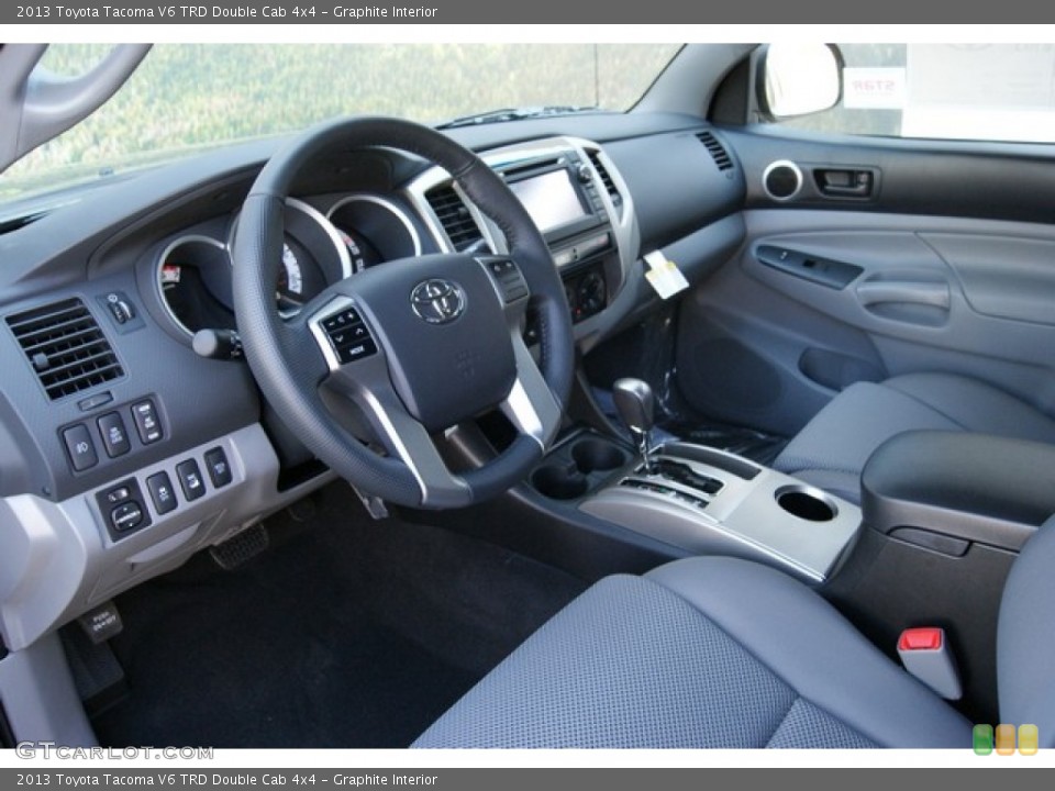 Graphite Interior Prime Interior for the 2013 Toyota Tacoma V6 TRD Double Cab 4x4 #85110797