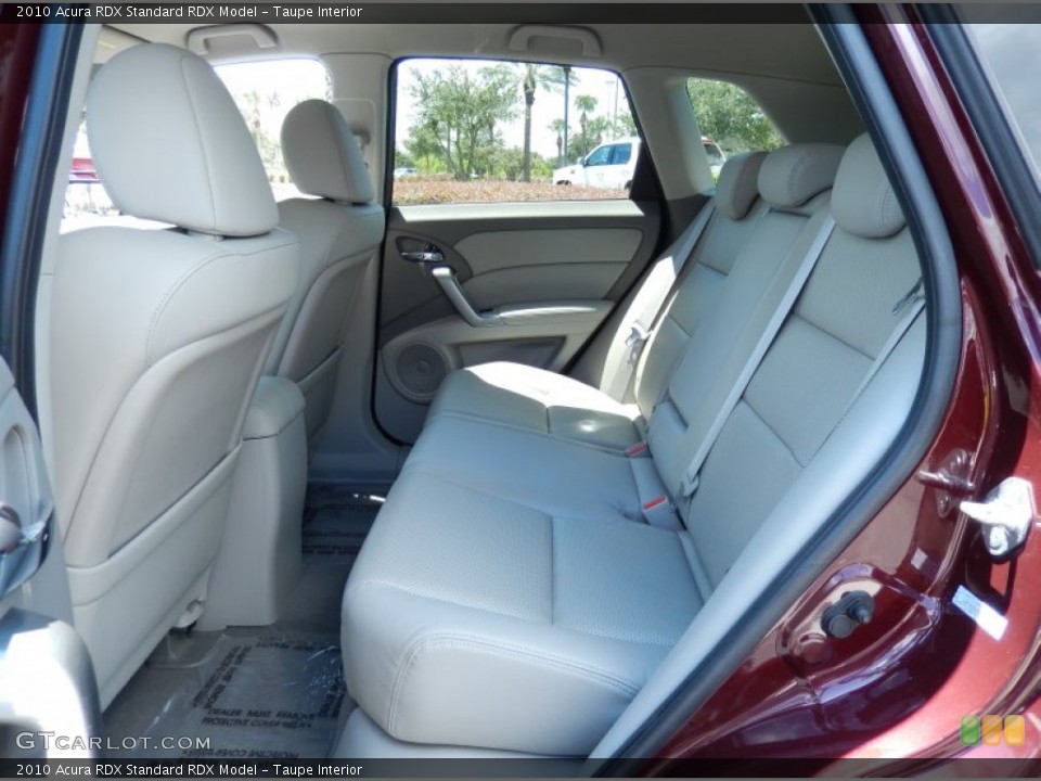 Taupe Interior Rear Seat for the 2010 Acura RDX  #85111358