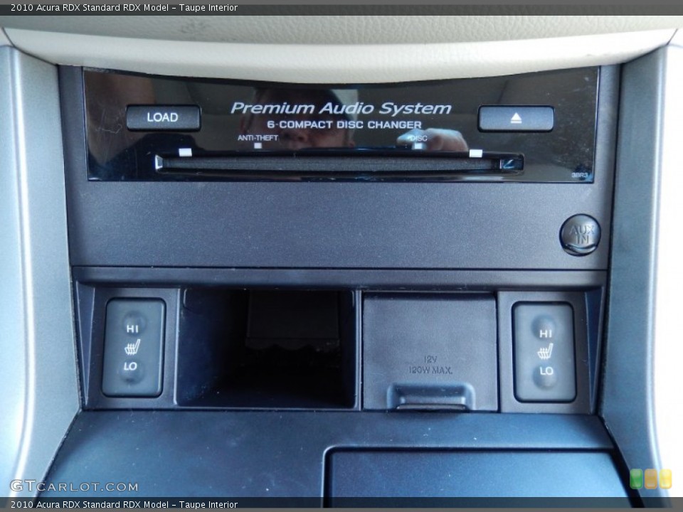 Taupe Interior Audio System for the 2010 Acura RDX  #85111550