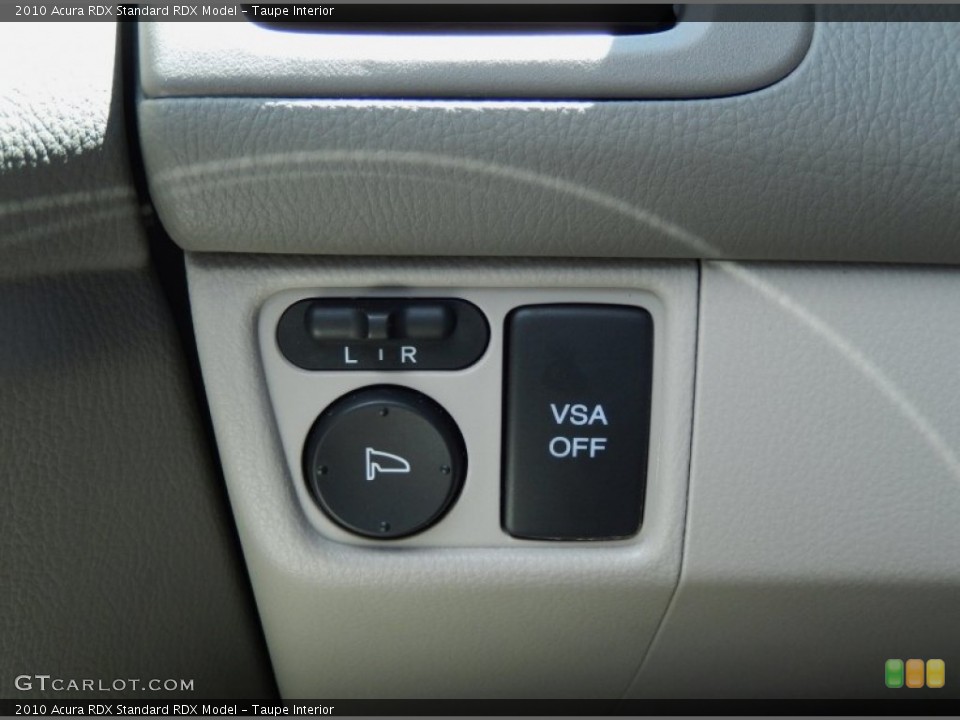 Taupe Interior Controls for the 2010 Acura RDX  #85111586