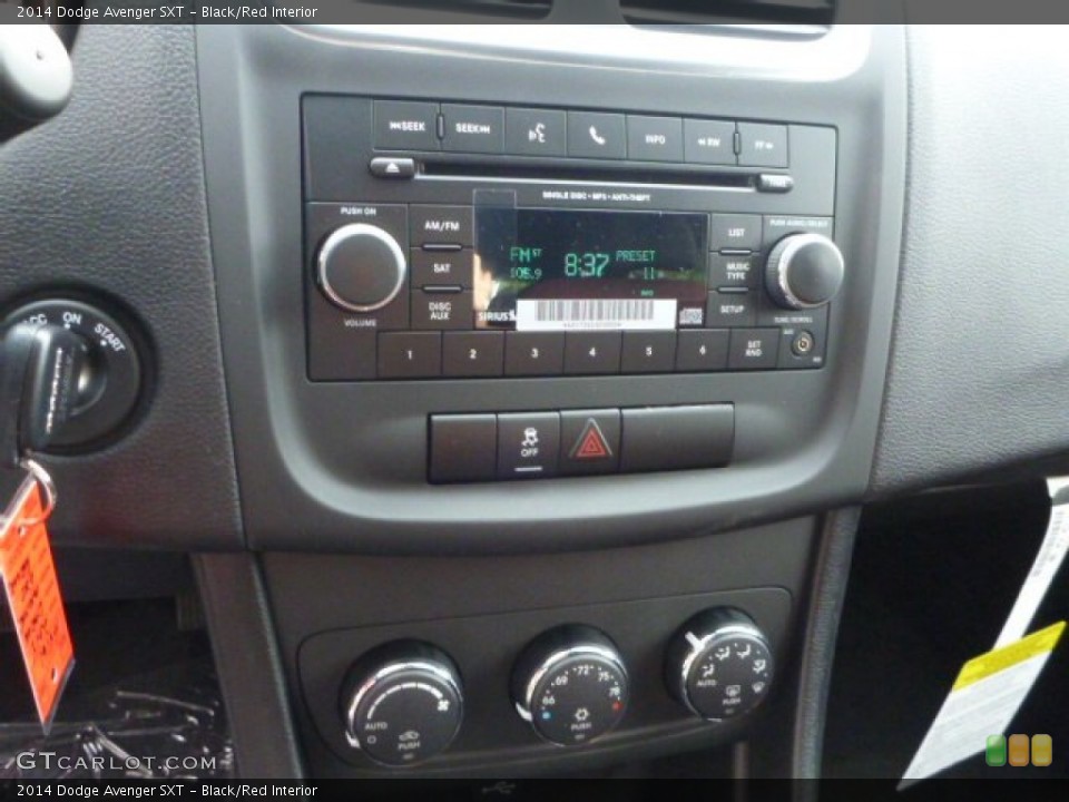 Black/Red Interior Controls for the 2014 Dodge Avenger SXT #85111706