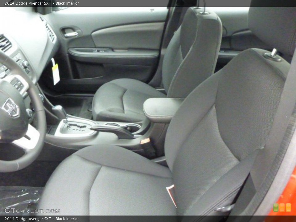 Black Interior Front Seat for the 2014 Dodge Avenger SXT #85111895