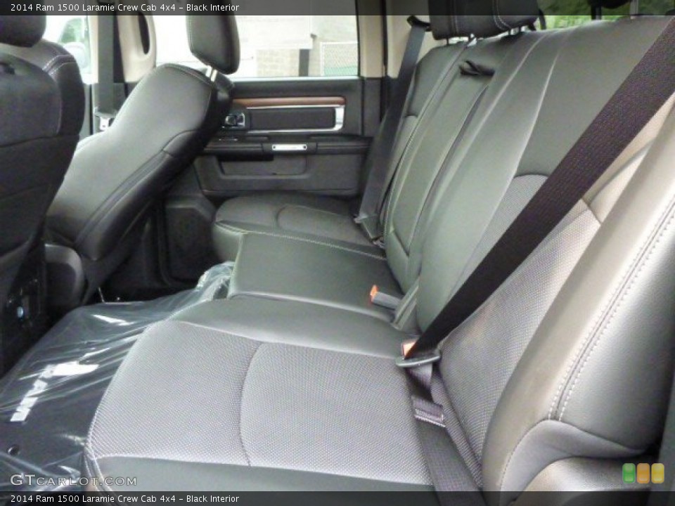 Black Interior Rear Seat for the 2014 Ram 1500 Laramie Crew Cab 4x4 #85112228