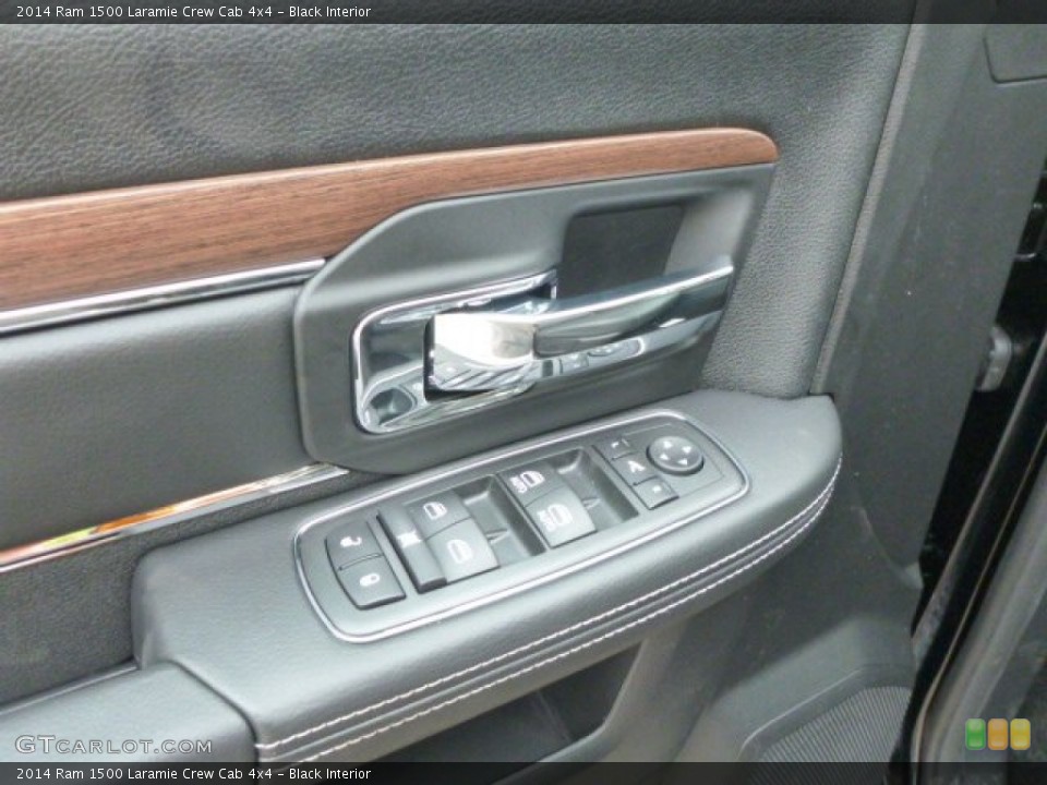 Black Interior Controls for the 2014 Ram 1500 Laramie Crew Cab 4x4 #85112276