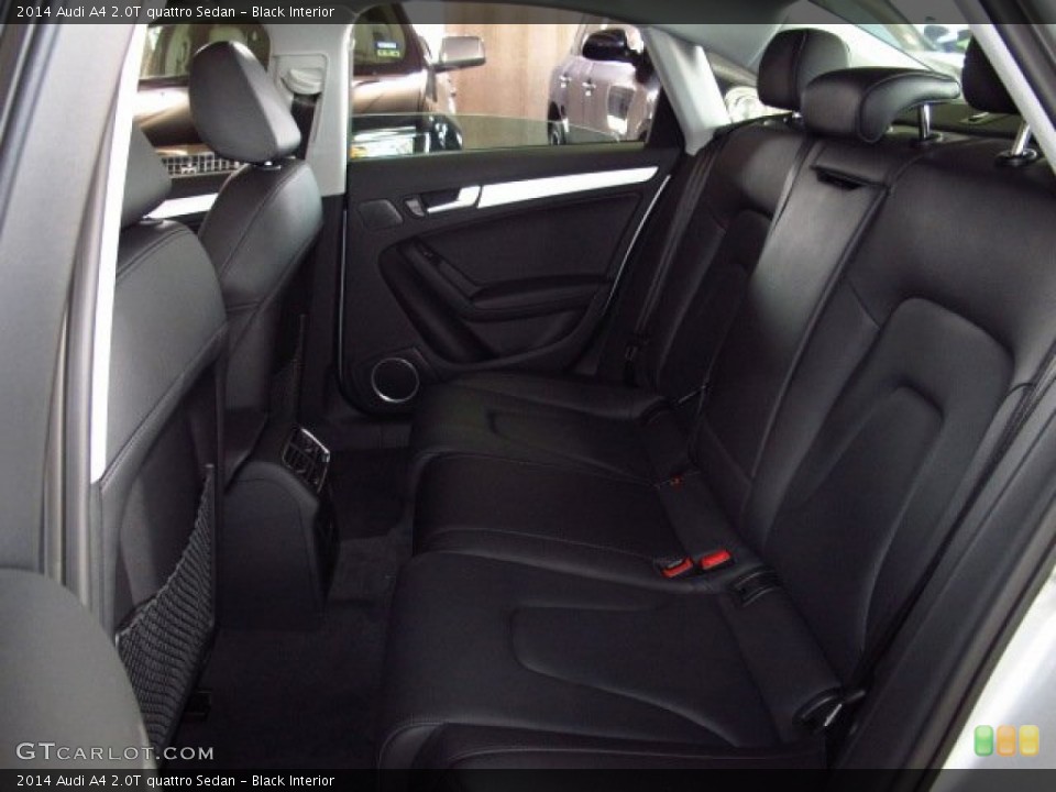 Black Interior Rear Seat for the 2014 Audi A4 2.0T quattro Sedan #85112675