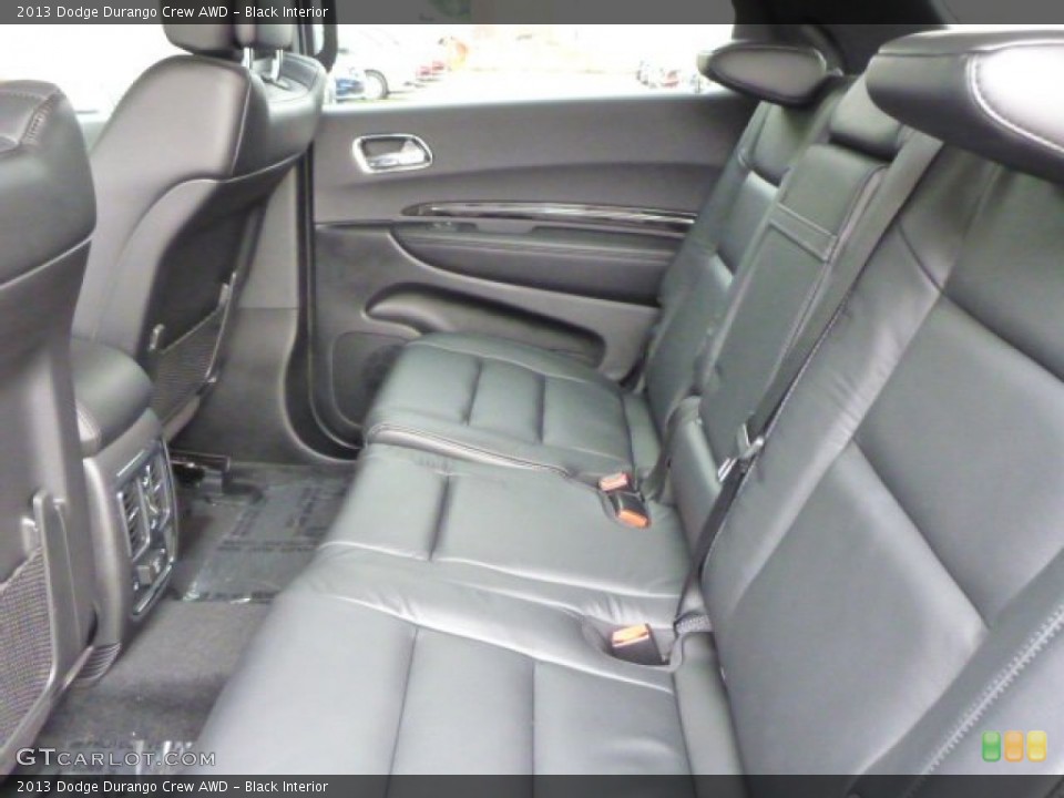 Black Interior Rear Seat for the 2013 Dodge Durango Crew AWD #85112807