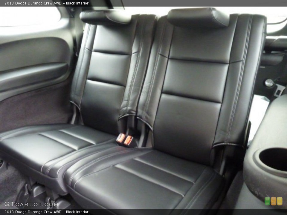 Black Interior Rear Seat for the 2013 Dodge Durango Crew AWD #85112819