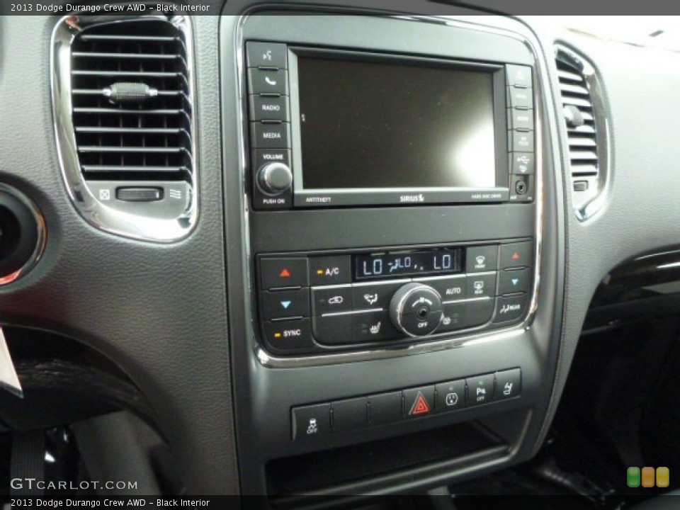 Black Interior Controls for the 2013 Dodge Durango Crew AWD #85112900
