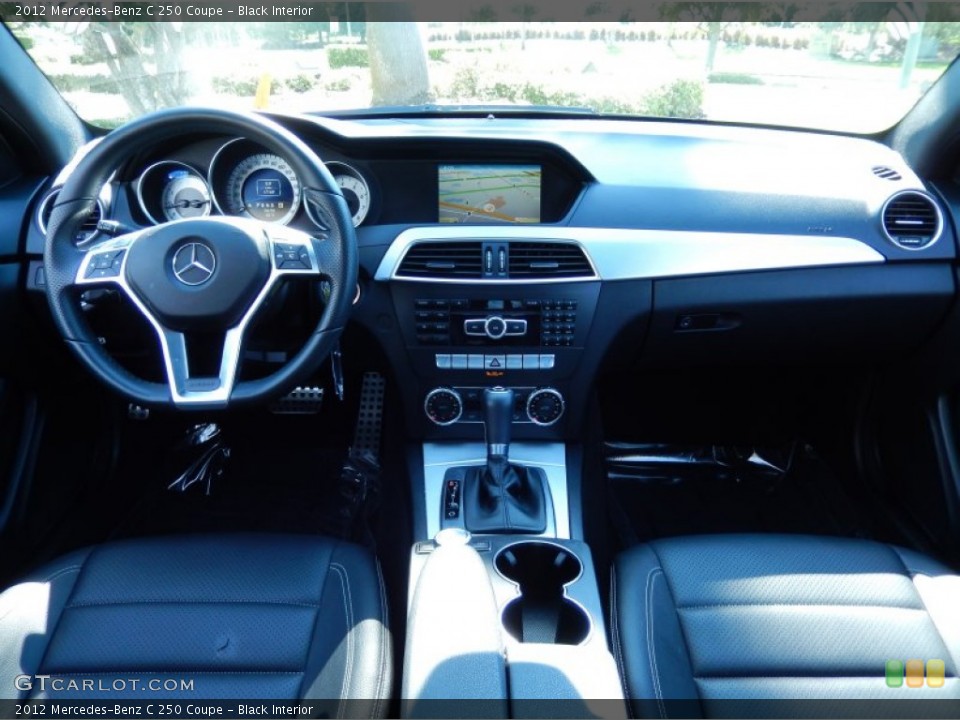 Black Interior Dashboard for the 2012 Mercedes-Benz C 250 Coupe #85113092