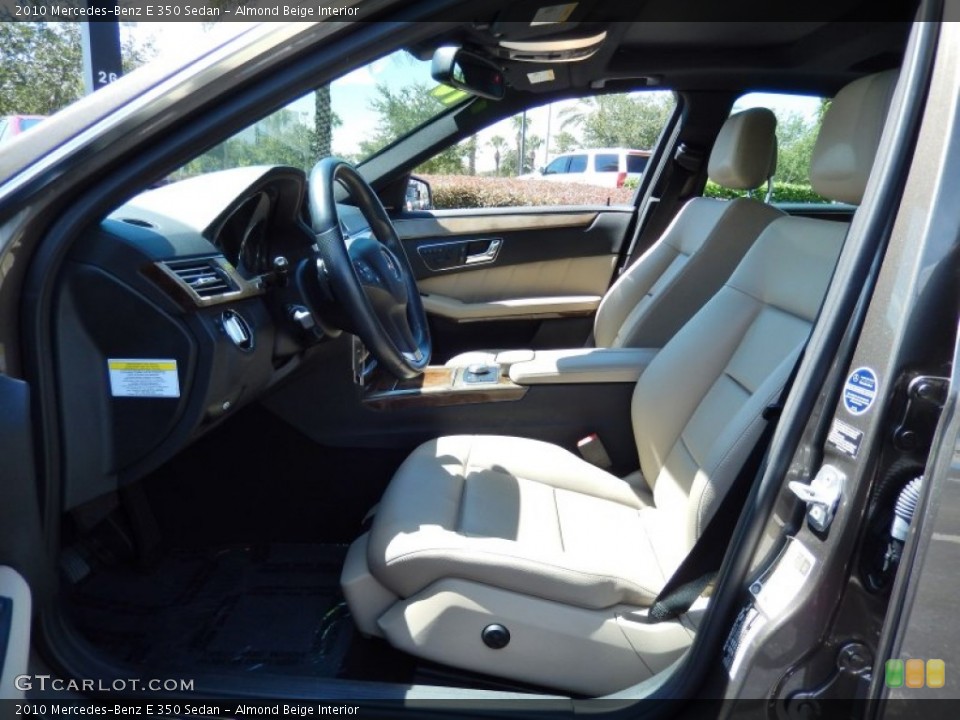 Almond Beige Interior Photo for the 2010 Mercedes-Benz E 350 Sedan #85113926