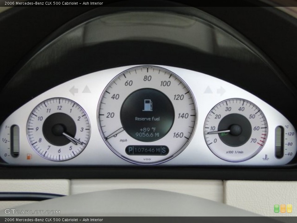 Ash Interior Gauges for the 2006 Mercedes-Benz CLK 500 Cabriolet #85114894