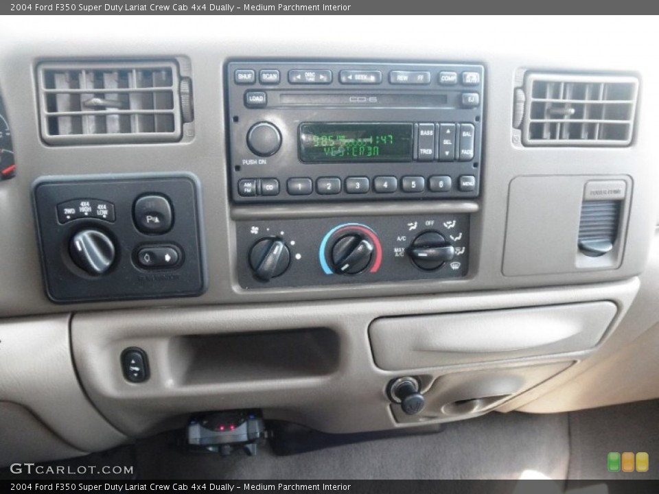 Medium Parchment Interior Controls for the 2004 Ford F350 Super Duty Lariat Crew Cab 4x4 Dually #85115000