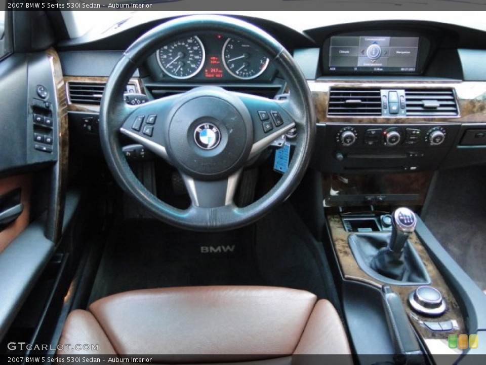 Auburn Interior Steering Wheel for the 2007 BMW 5 Series 530i Sedan #85115198