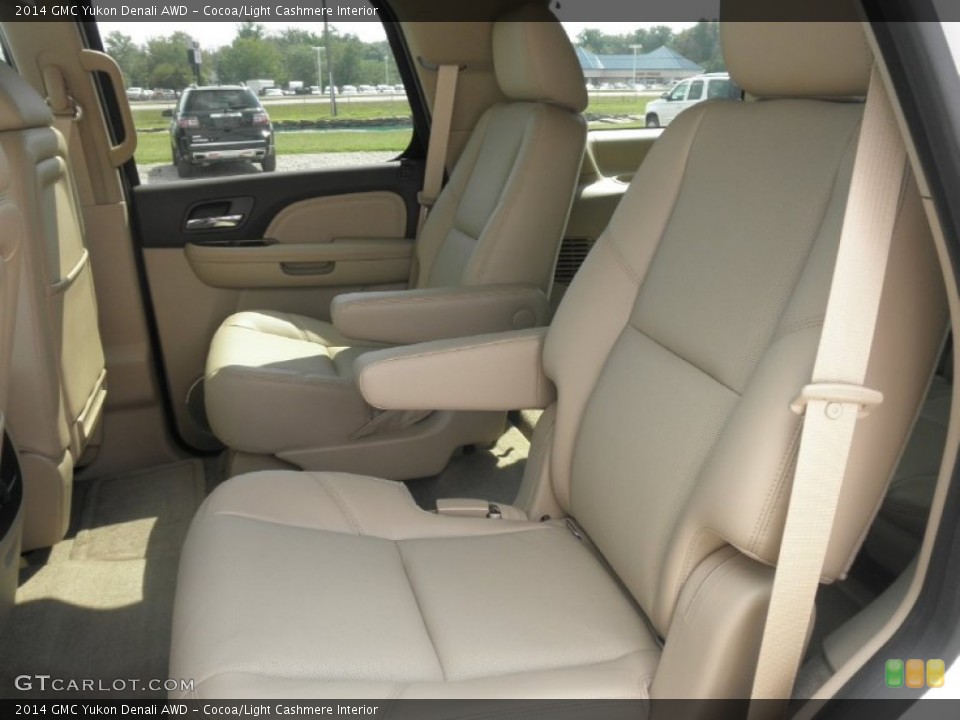 Cocoa/Light Cashmere Interior Rear Seat for the 2014 GMC Yukon Denali AWD #85115588