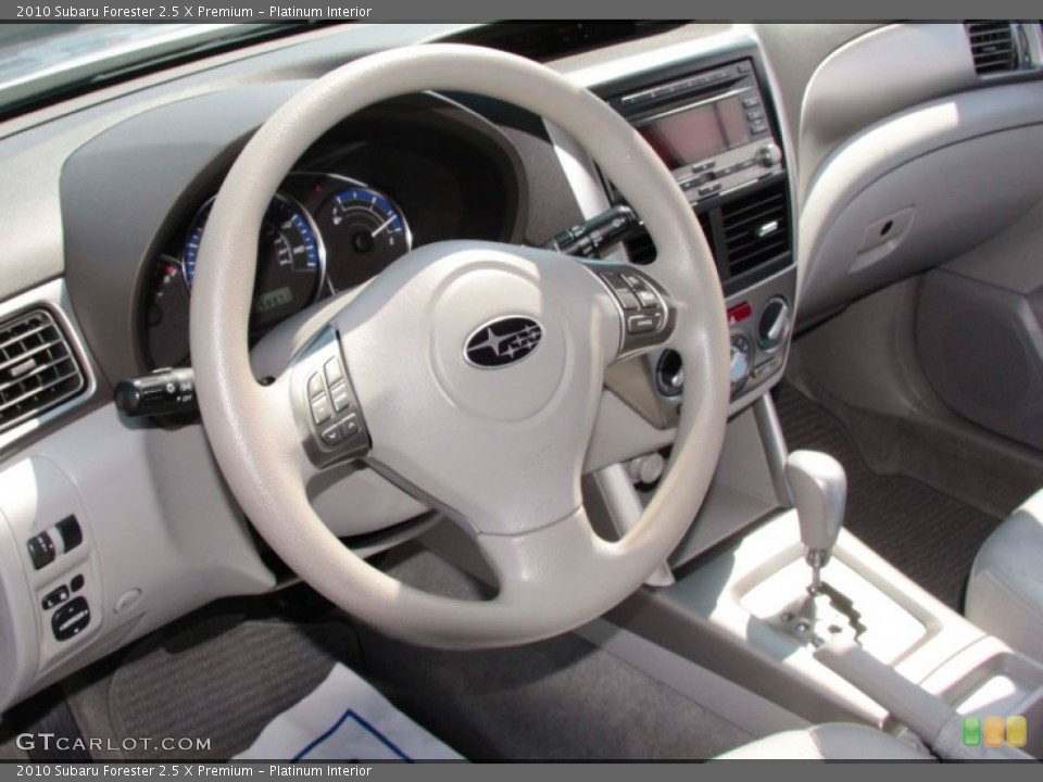 Platinum Interior Steering Wheel for the 2010 Subaru Forester 2.5 X Premium #85115723