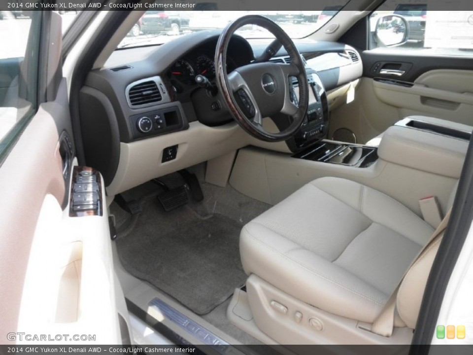 Cocoa/Light Cashmere Interior Prime Interior for the 2014 GMC Yukon XL Denali AWD #85115813