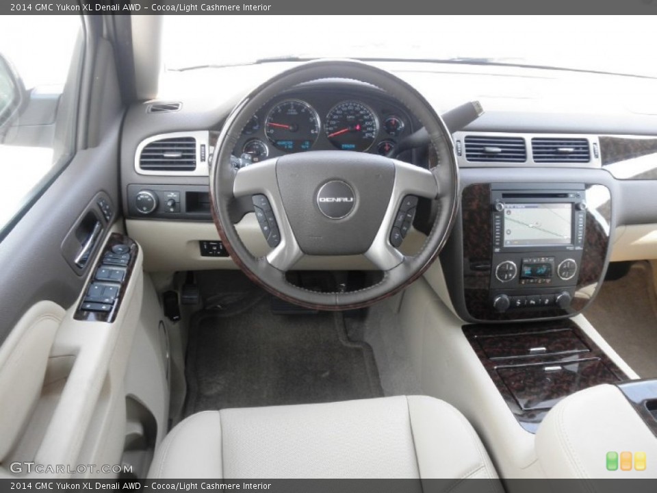 Cocoa/Light Cashmere Interior Dashboard for the 2014 GMC Yukon XL Denali AWD #85115981