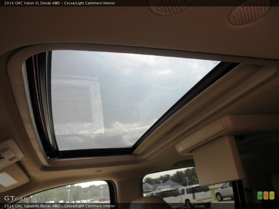 Cocoa/Light Cashmere Interior Sunroof for the 2014 GMC Yukon XL Denali AWD #85116005