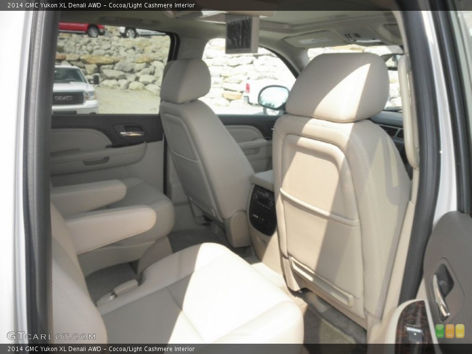 Cocoa/Light Cashmere Interior Rear Seat for the 2014 GMC Yukon XL Denali AWD #85116152
