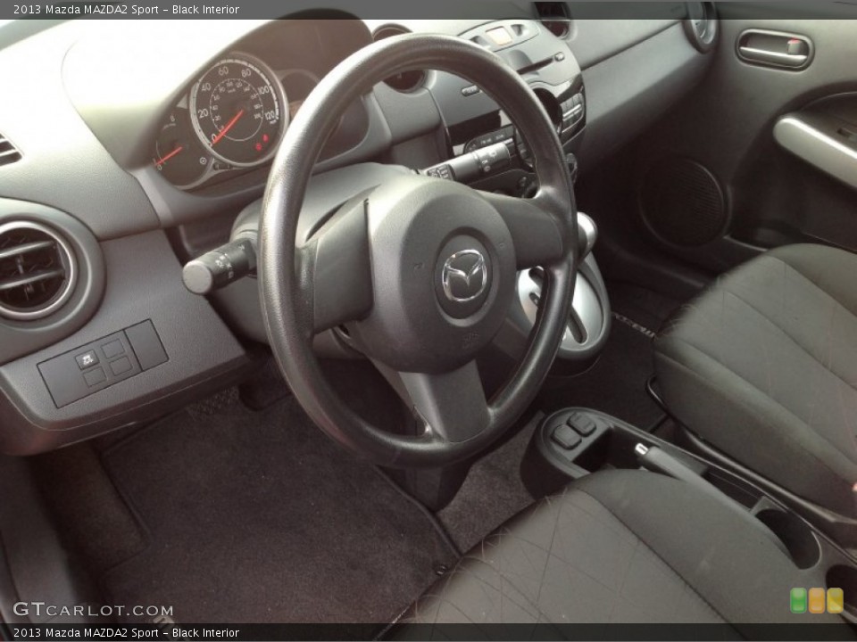 Black Interior Dashboard for the 2013 Mazda MAZDA2 Sport #85116416