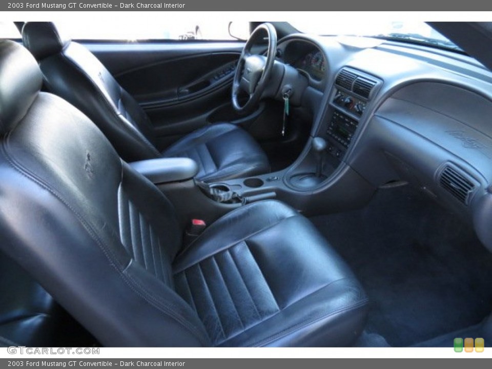 Dark Charcoal Interior Photo for the 2003 Ford Mustang GT Convertible #85117286